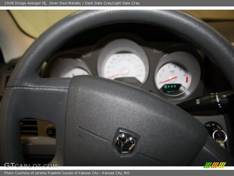 Silver Steel Metallic / Dark Slate Gray/Light Slate Gray 2008 Dodge Avenger SE