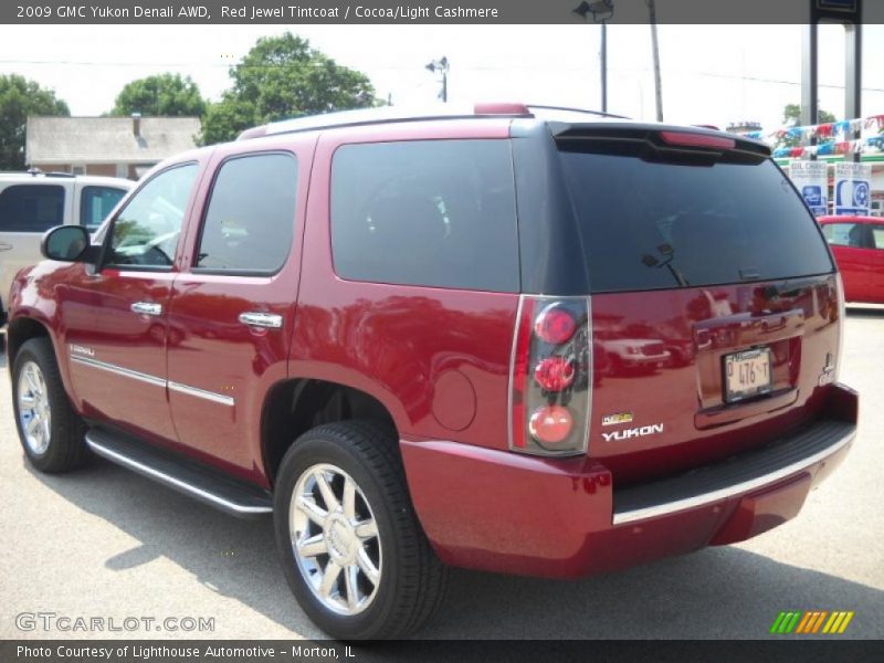 Red Jewel Tintcoat / Cocoa/Light Cashmere 2009 GMC Yukon Denali AWD