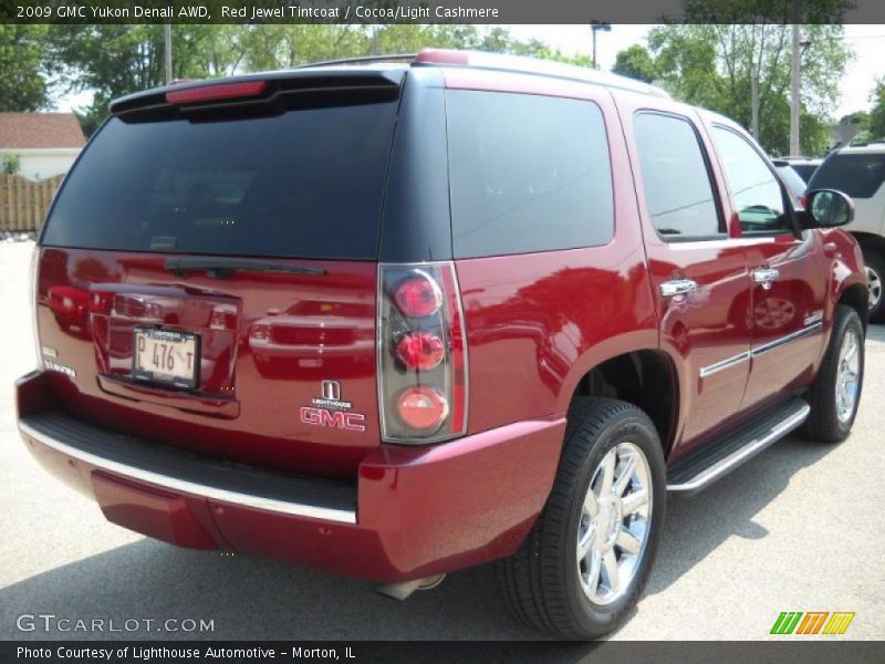 Red Jewel Tintcoat / Cocoa/Light Cashmere 2009 GMC Yukon Denali AWD