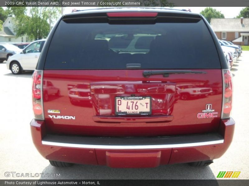 Red Jewel Tintcoat / Cocoa/Light Cashmere 2009 GMC Yukon Denali AWD