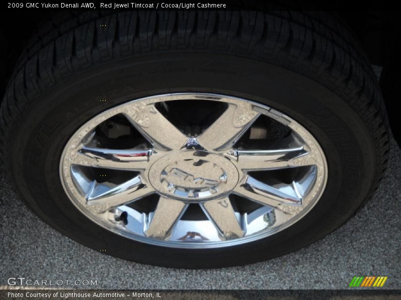 Red Jewel Tintcoat / Cocoa/Light Cashmere 2009 GMC Yukon Denali AWD