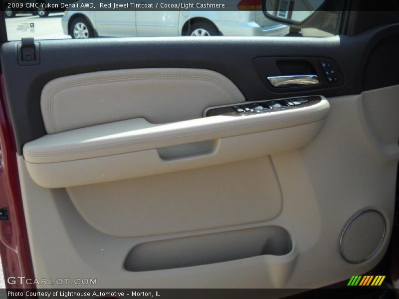 Red Jewel Tintcoat / Cocoa/Light Cashmere 2009 GMC Yukon Denali AWD