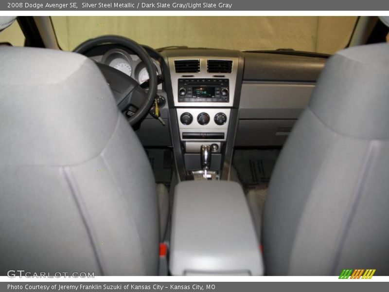 Silver Steel Metallic / Dark Slate Gray/Light Slate Gray 2008 Dodge Avenger SE
