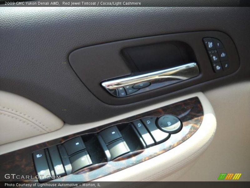 Red Jewel Tintcoat / Cocoa/Light Cashmere 2009 GMC Yukon Denali AWD