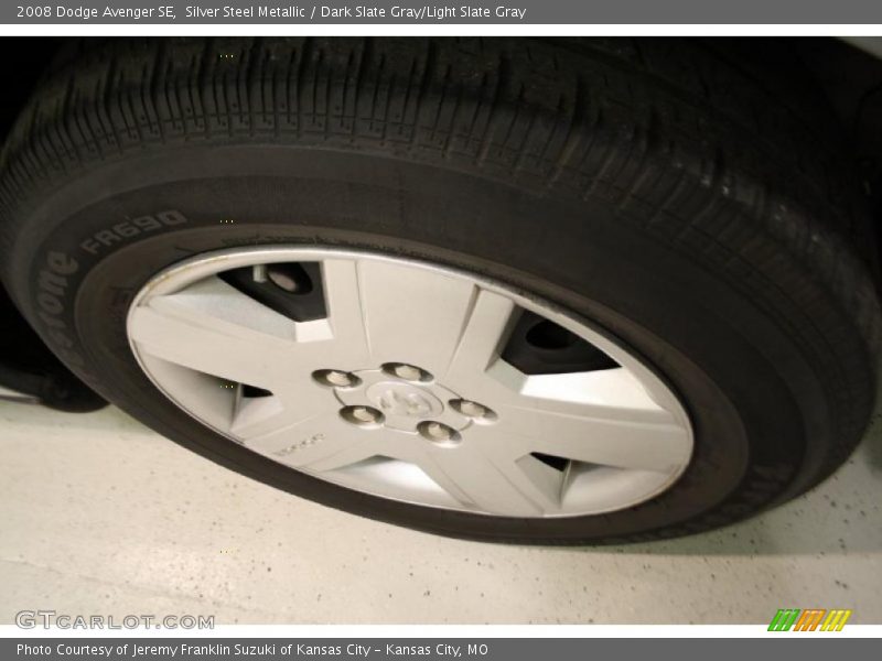 Silver Steel Metallic / Dark Slate Gray/Light Slate Gray 2008 Dodge Avenger SE