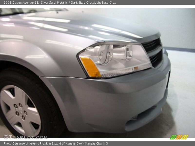 Silver Steel Metallic / Dark Slate Gray/Light Slate Gray 2008 Dodge Avenger SE