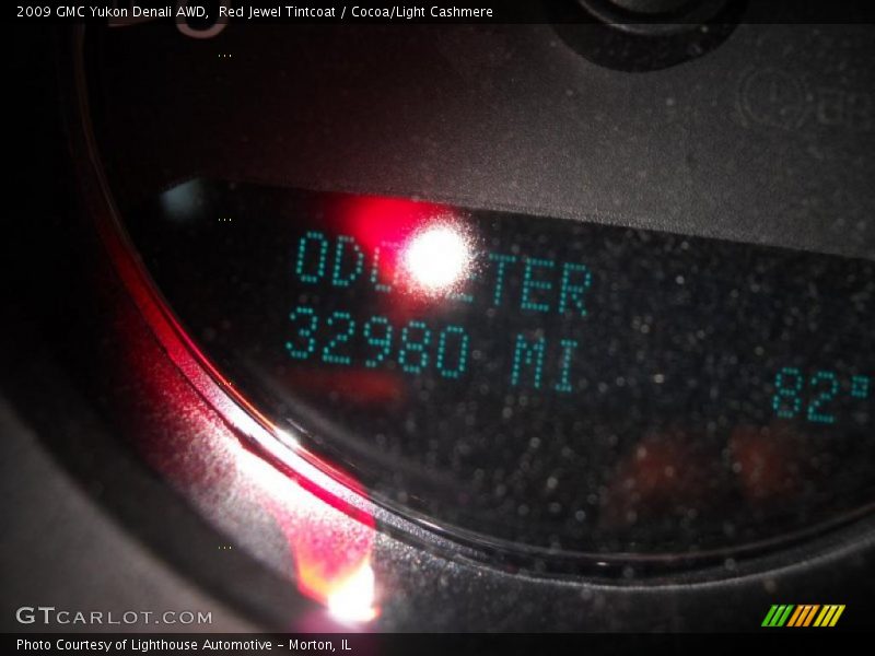 Red Jewel Tintcoat / Cocoa/Light Cashmere 2009 GMC Yukon Denali AWD