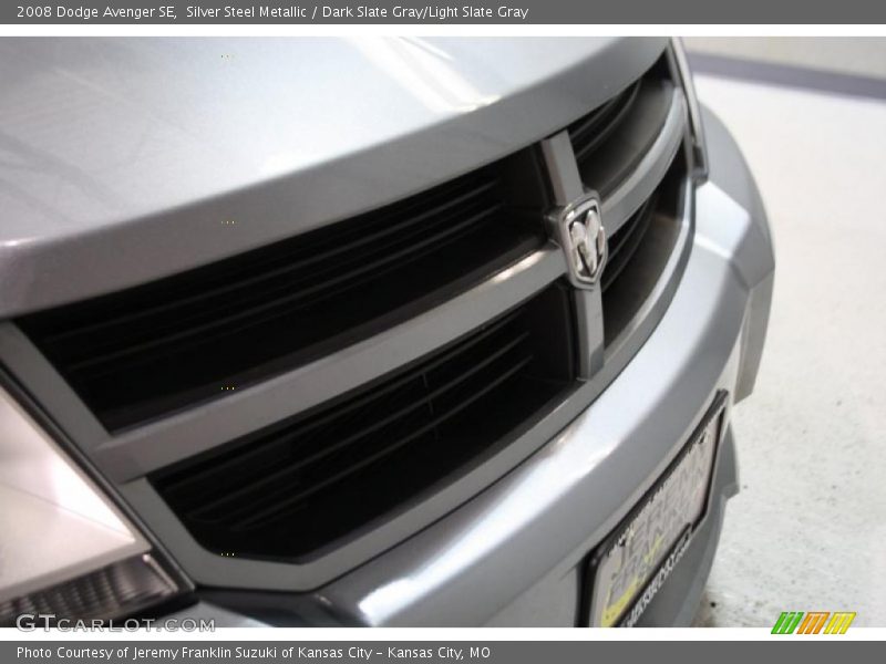 Silver Steel Metallic / Dark Slate Gray/Light Slate Gray 2008 Dodge Avenger SE