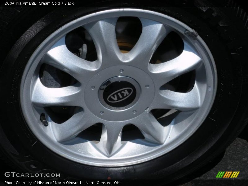 Cream Gold / Black 2004 Kia Amanti