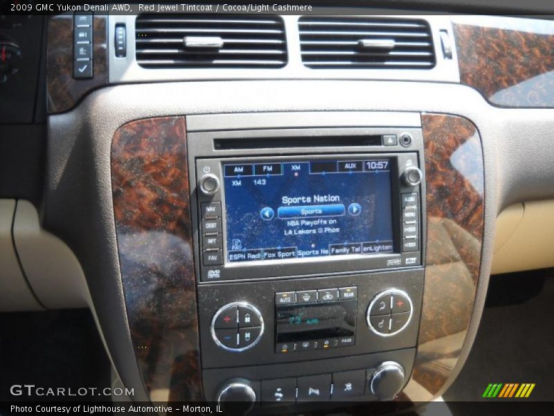 Red Jewel Tintcoat / Cocoa/Light Cashmere 2009 GMC Yukon Denali AWD