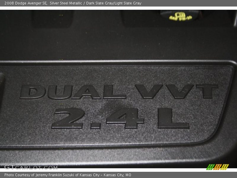 Silver Steel Metallic / Dark Slate Gray/Light Slate Gray 2008 Dodge Avenger SE