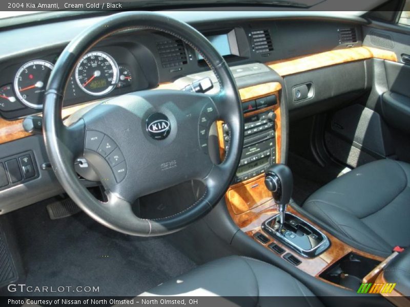 Cream Gold / Black 2004 Kia Amanti