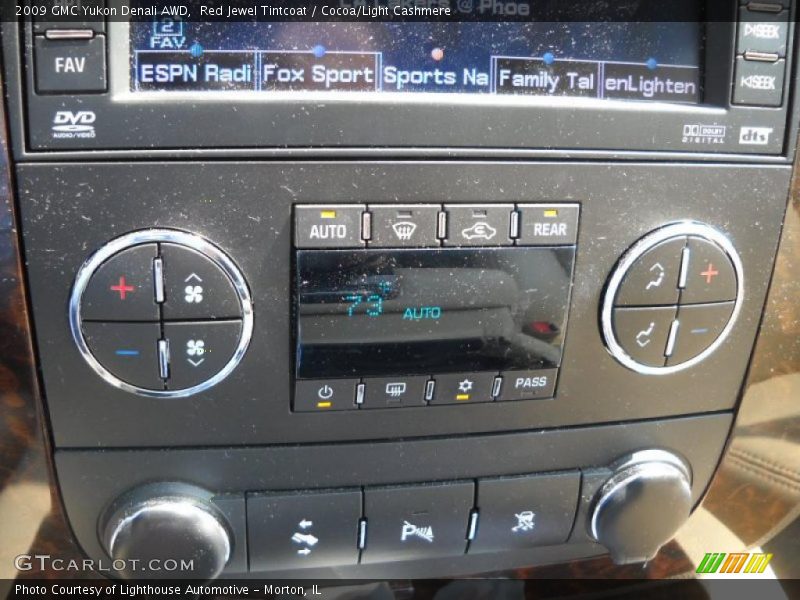Red Jewel Tintcoat / Cocoa/Light Cashmere 2009 GMC Yukon Denali AWD