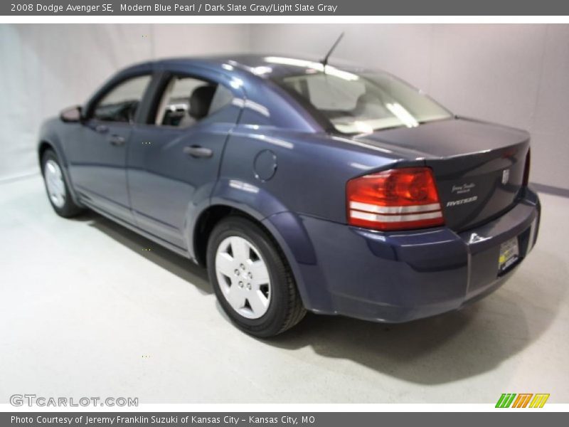 Modern Blue Pearl / Dark Slate Gray/Light Slate Gray 2008 Dodge Avenger SE