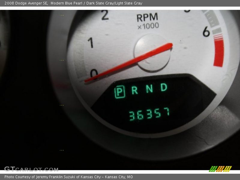 Modern Blue Pearl / Dark Slate Gray/Light Slate Gray 2008 Dodge Avenger SE