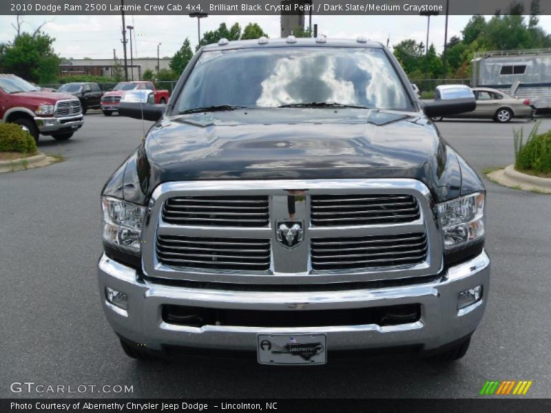 Brilliant Black Crystal Pearl / Dark Slate/Medium Graystone 2010 Dodge Ram 2500 Laramie Crew Cab 4x4