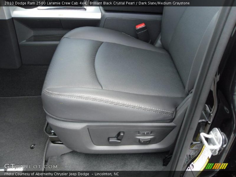 Brilliant Black Crystal Pearl / Dark Slate/Medium Graystone 2010 Dodge Ram 2500 Laramie Crew Cab 4x4