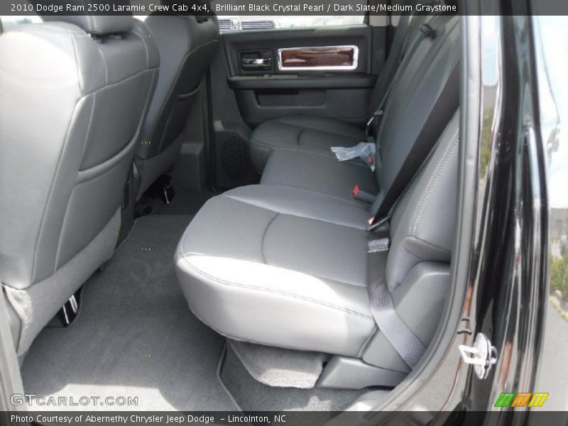 Brilliant Black Crystal Pearl / Dark Slate/Medium Graystone 2010 Dodge Ram 2500 Laramie Crew Cab 4x4