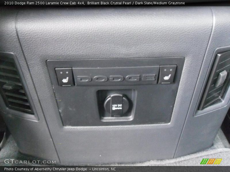 Brilliant Black Crystal Pearl / Dark Slate/Medium Graystone 2010 Dodge Ram 2500 Laramie Crew Cab 4x4