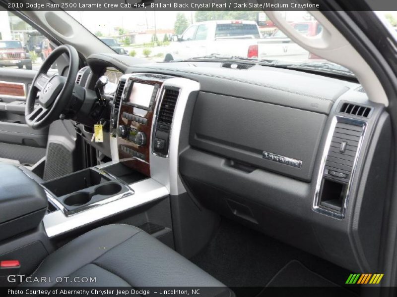 Brilliant Black Crystal Pearl / Dark Slate/Medium Graystone 2010 Dodge Ram 2500 Laramie Crew Cab 4x4
