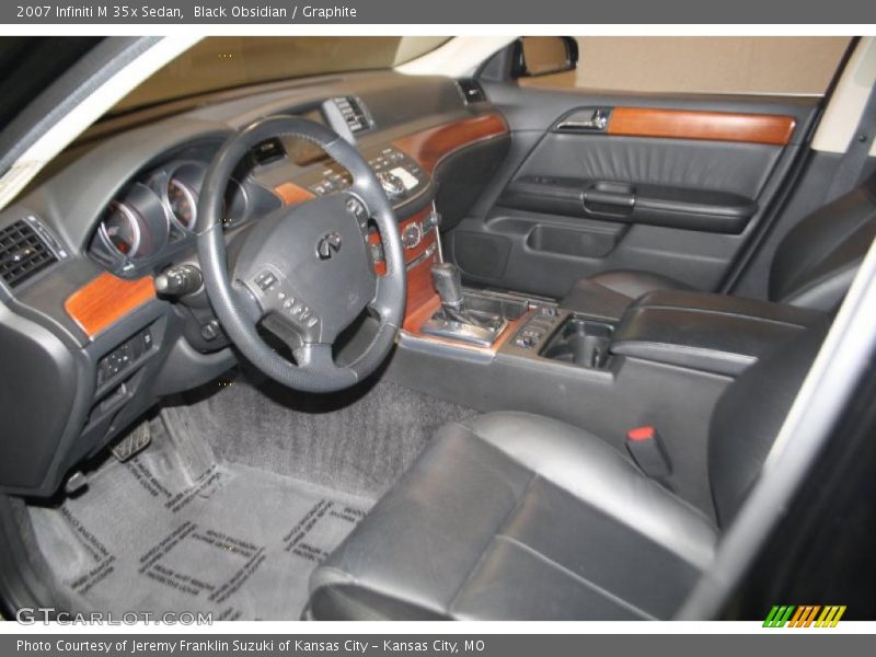 Black Obsidian / Graphite 2007 Infiniti M 35x Sedan