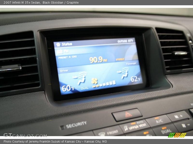 Black Obsidian / Graphite 2007 Infiniti M 35x Sedan