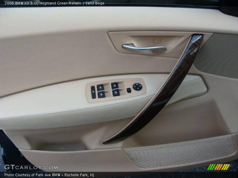 Highland Green Metallic / Sand Beige 2006 BMW X3 3.0i