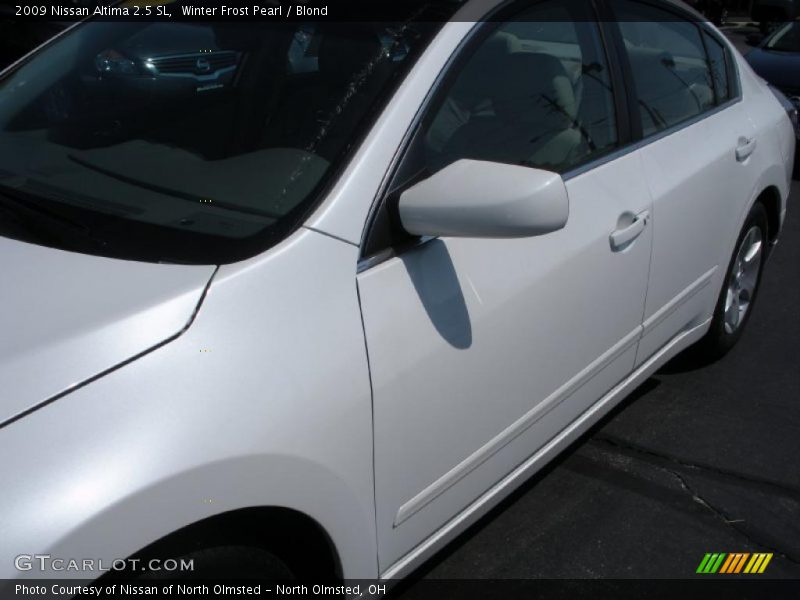 Winter Frost Pearl / Blond 2009 Nissan Altima 2.5 SL