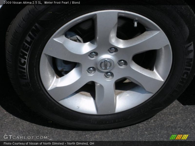 Winter Frost Pearl / Blond 2009 Nissan Altima 2.5 SL