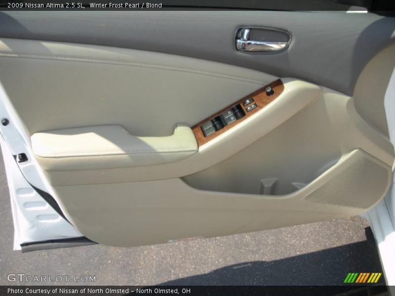 Winter Frost Pearl / Blond 2009 Nissan Altima 2.5 SL