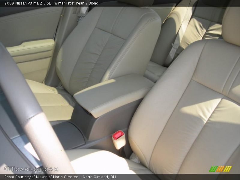 Winter Frost Pearl / Blond 2009 Nissan Altima 2.5 SL