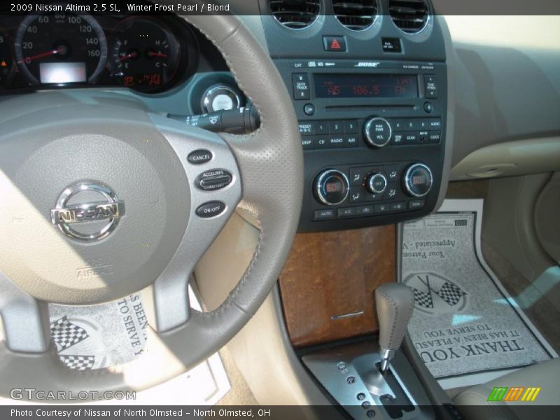 Winter Frost Pearl / Blond 2009 Nissan Altima 2.5 SL
