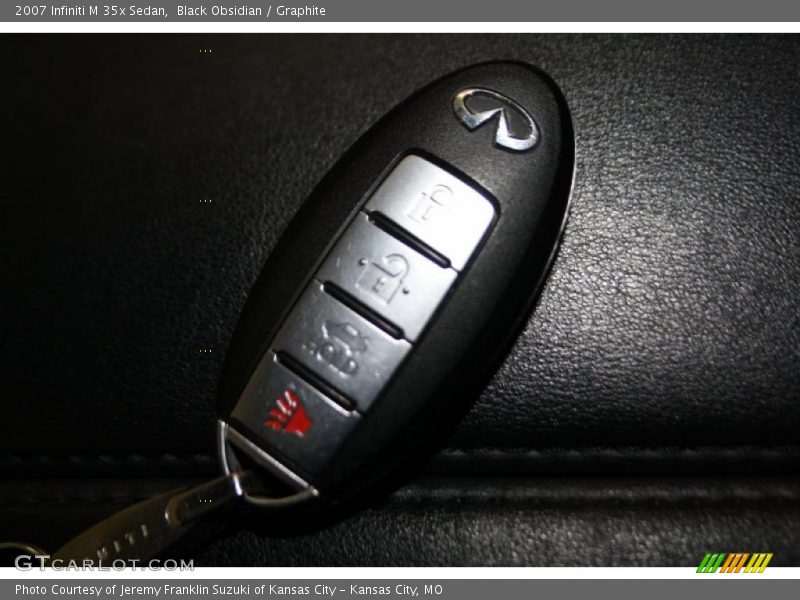 Black Obsidian / Graphite 2007 Infiniti M 35x Sedan
