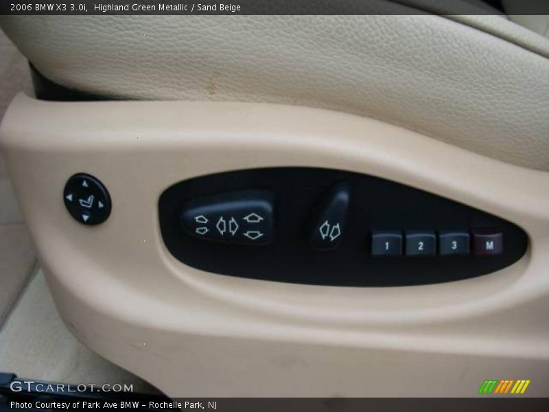 Highland Green Metallic / Sand Beige 2006 BMW X3 3.0i