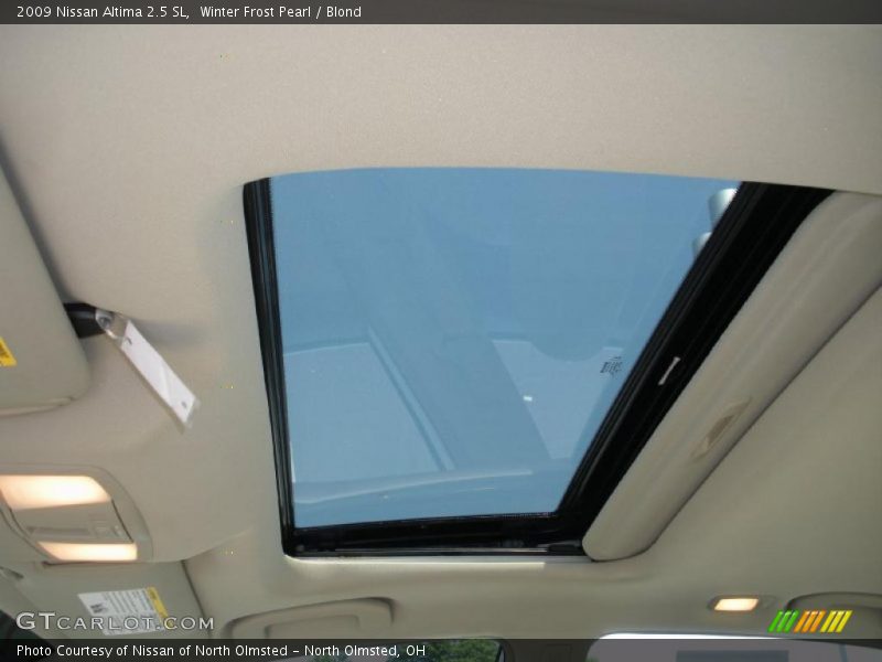 Winter Frost Pearl / Blond 2009 Nissan Altima 2.5 SL