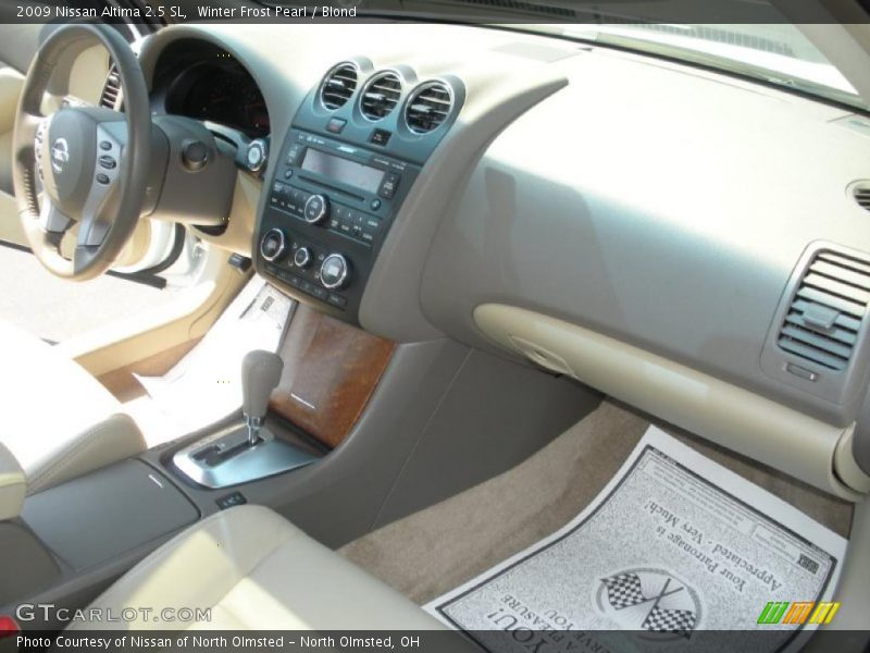 Winter Frost Pearl / Blond 2009 Nissan Altima 2.5 SL