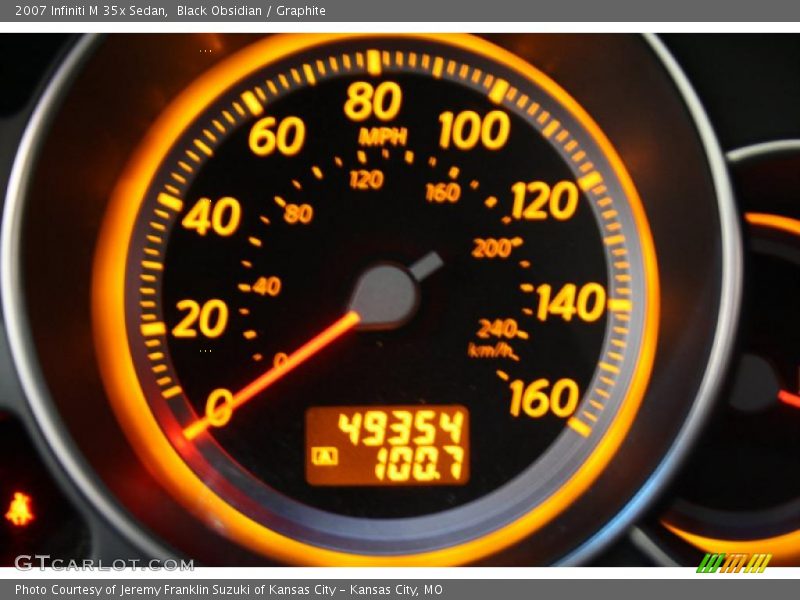 Black Obsidian / Graphite 2007 Infiniti M 35x Sedan