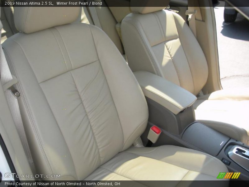 Winter Frost Pearl / Blond 2009 Nissan Altima 2.5 SL