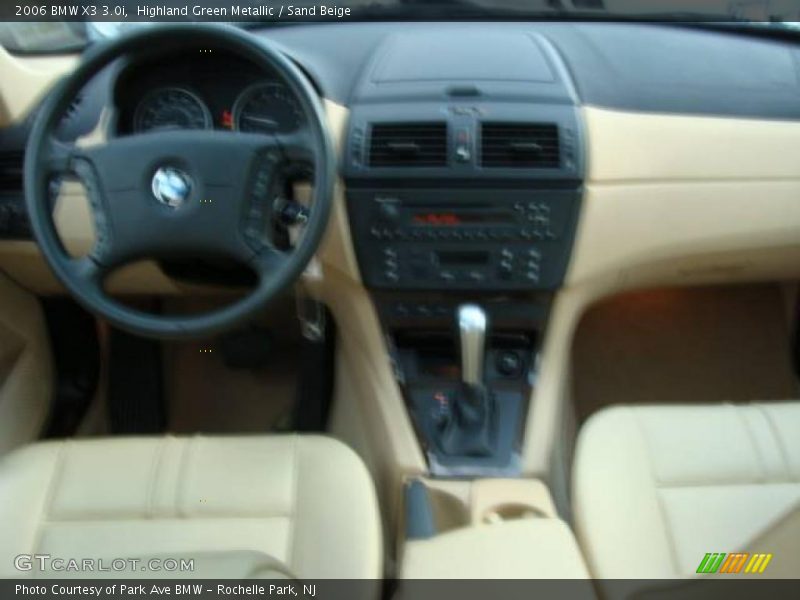 Highland Green Metallic / Sand Beige 2006 BMW X3 3.0i