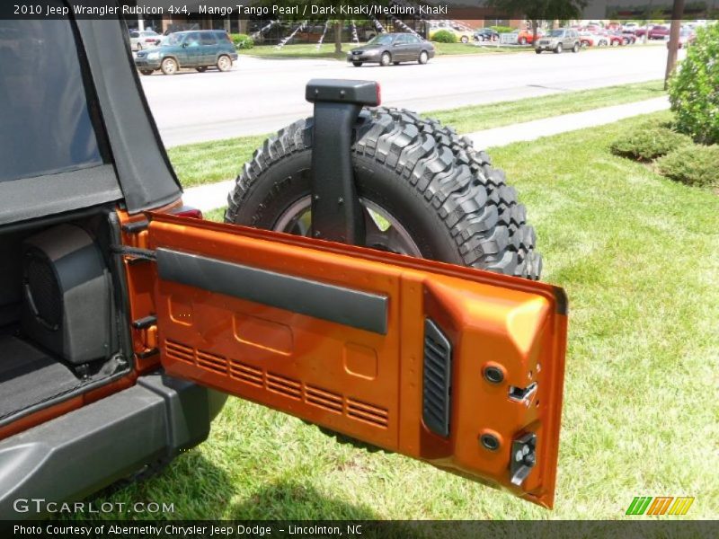 Mango Tango Pearl / Dark Khaki/Medium Khaki 2010 Jeep Wrangler Rubicon 4x4