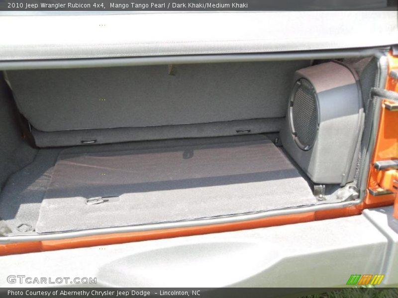 Mango Tango Pearl / Dark Khaki/Medium Khaki 2010 Jeep Wrangler Rubicon 4x4
