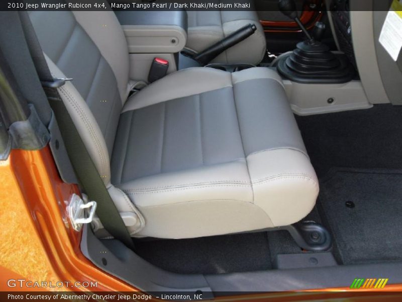 Mango Tango Pearl / Dark Khaki/Medium Khaki 2010 Jeep Wrangler Rubicon 4x4