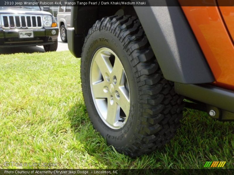 Mango Tango Pearl / Dark Khaki/Medium Khaki 2010 Jeep Wrangler Rubicon 4x4