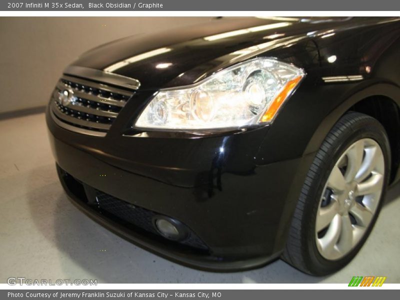 Black Obsidian / Graphite 2007 Infiniti M 35x Sedan