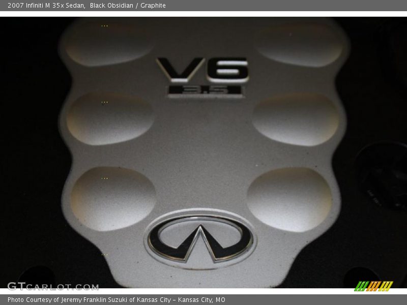 Black Obsidian / Graphite 2007 Infiniti M 35x Sedan