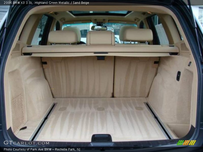 Highland Green Metallic / Sand Beige 2006 BMW X3 3.0i