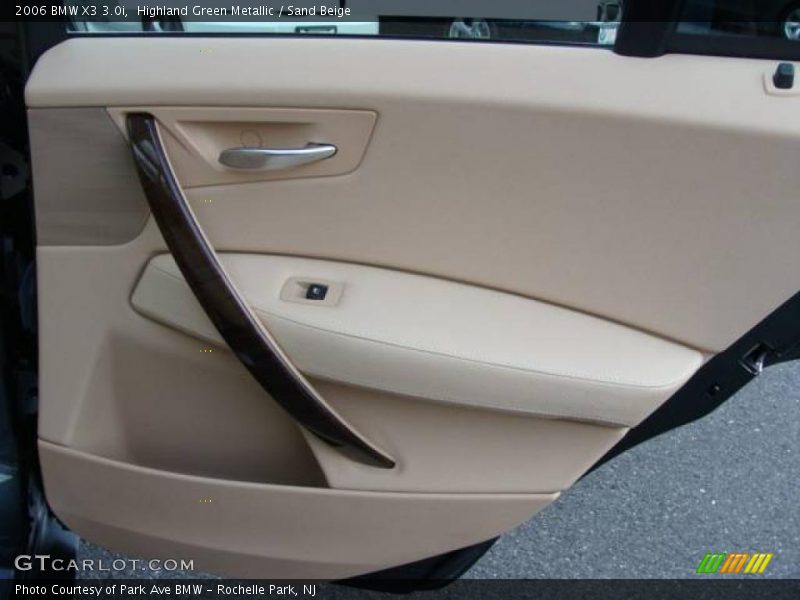 Highland Green Metallic / Sand Beige 2006 BMW X3 3.0i
