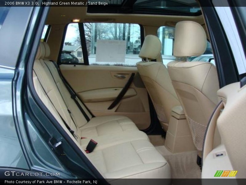 Highland Green Metallic / Sand Beige 2006 BMW X3 3.0i