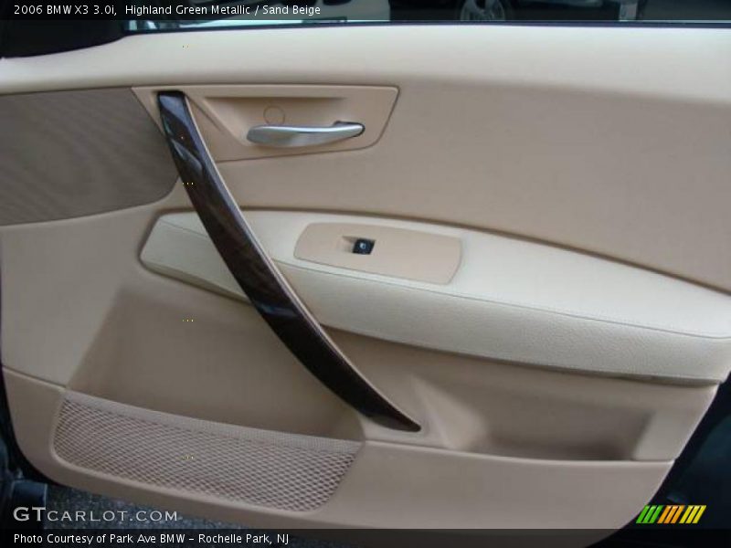 Highland Green Metallic / Sand Beige 2006 BMW X3 3.0i