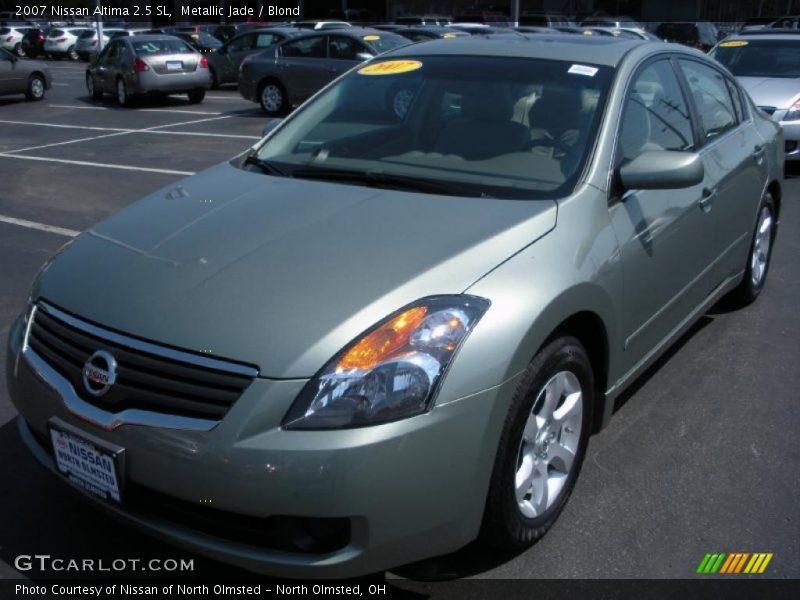 Metallic Jade / Blond 2007 Nissan Altima 2.5 SL